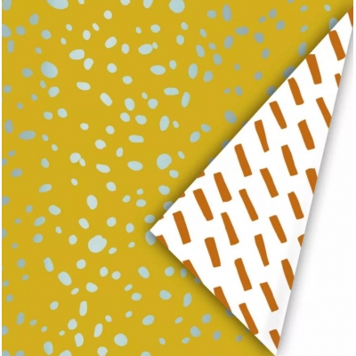 Inpakpapier | Colorful terrazzo oker Inpakpapier | Colorful terrazzo oker